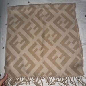 Fendi beige scarf